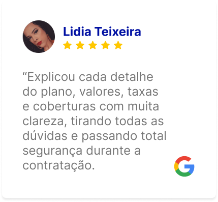 Depoimento de Lidia Teixeira no Google